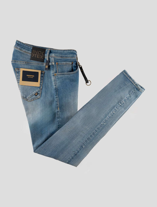 Incotex Blue Cotton Els Ea Jeans