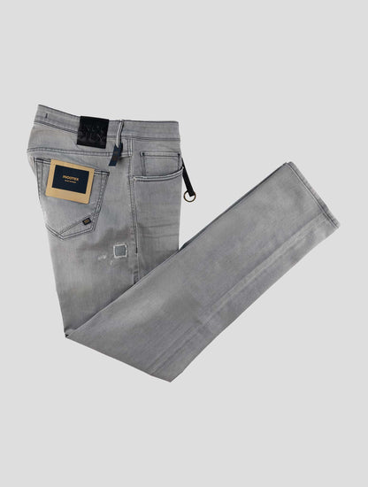 Incotex Gray Cotton Ea Jeans