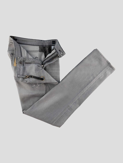 Incotex Gray Cotton Ea Jeans