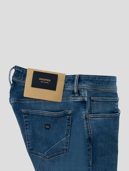 Incotex Blue Cotton Els Ea Jeans