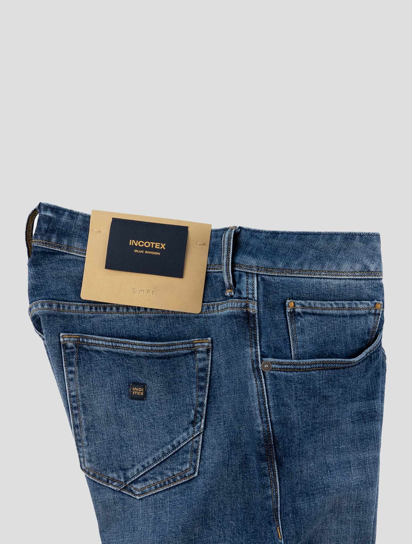 Incotex Blue Cotton Ea Jeans