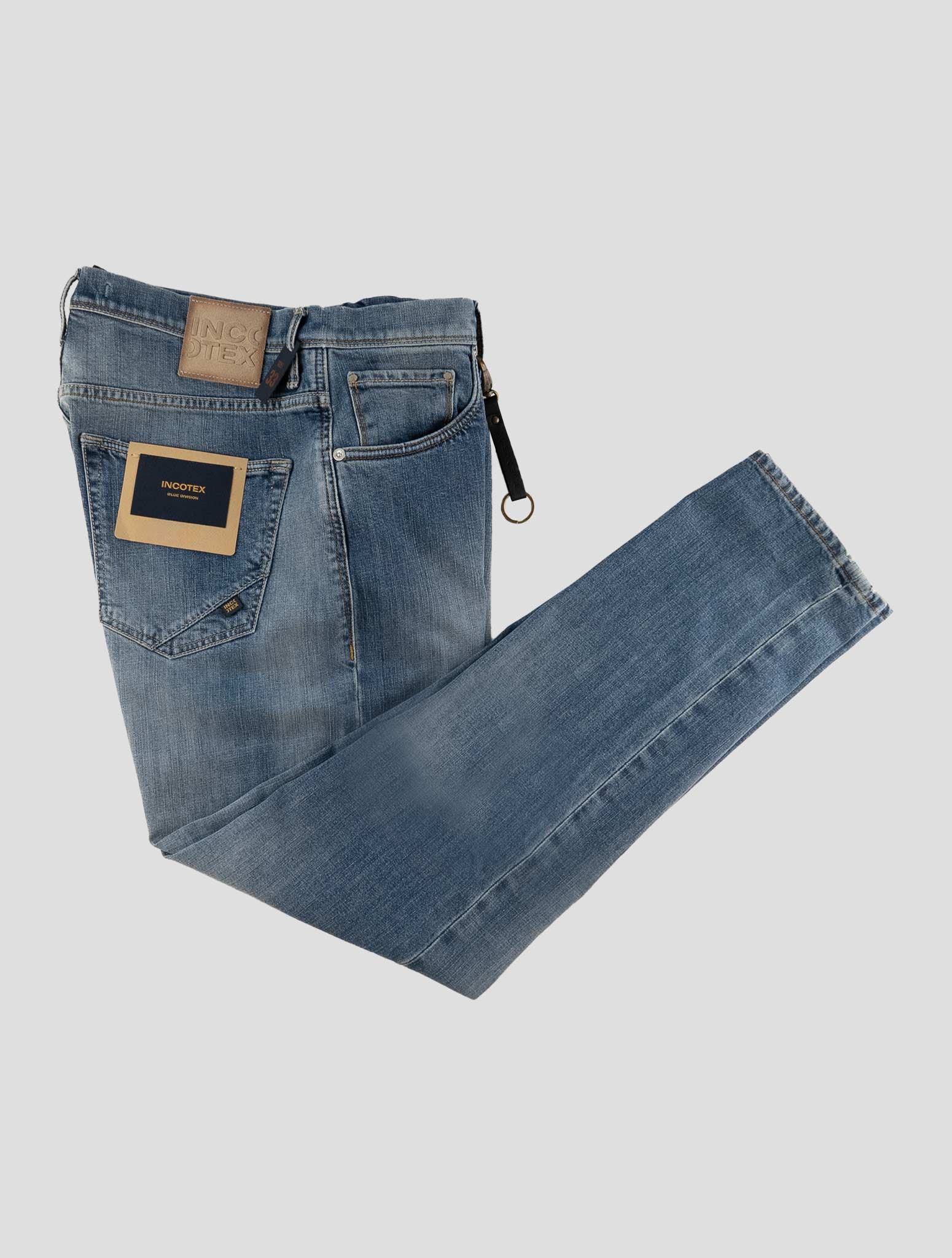 Incotex Light Blue Cotton Ea Jeans