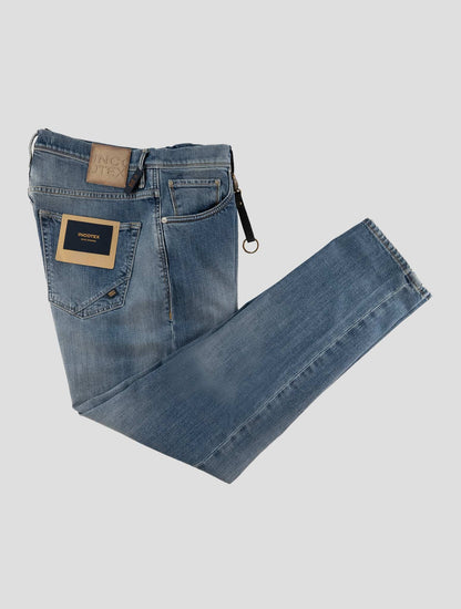Incotex Light Blue Cotton Ea Jeans