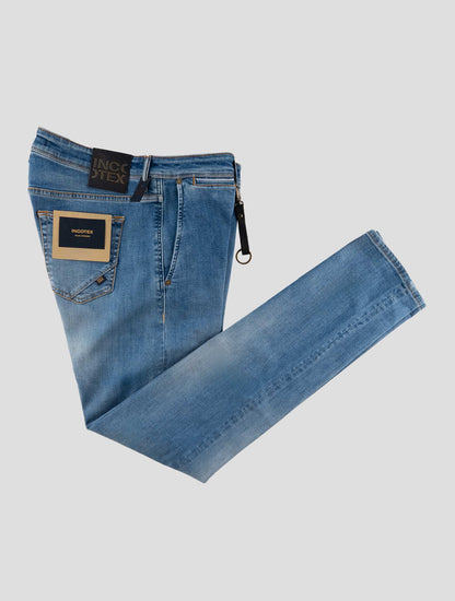 Incotex Blue Cotton Els Ea Jeans