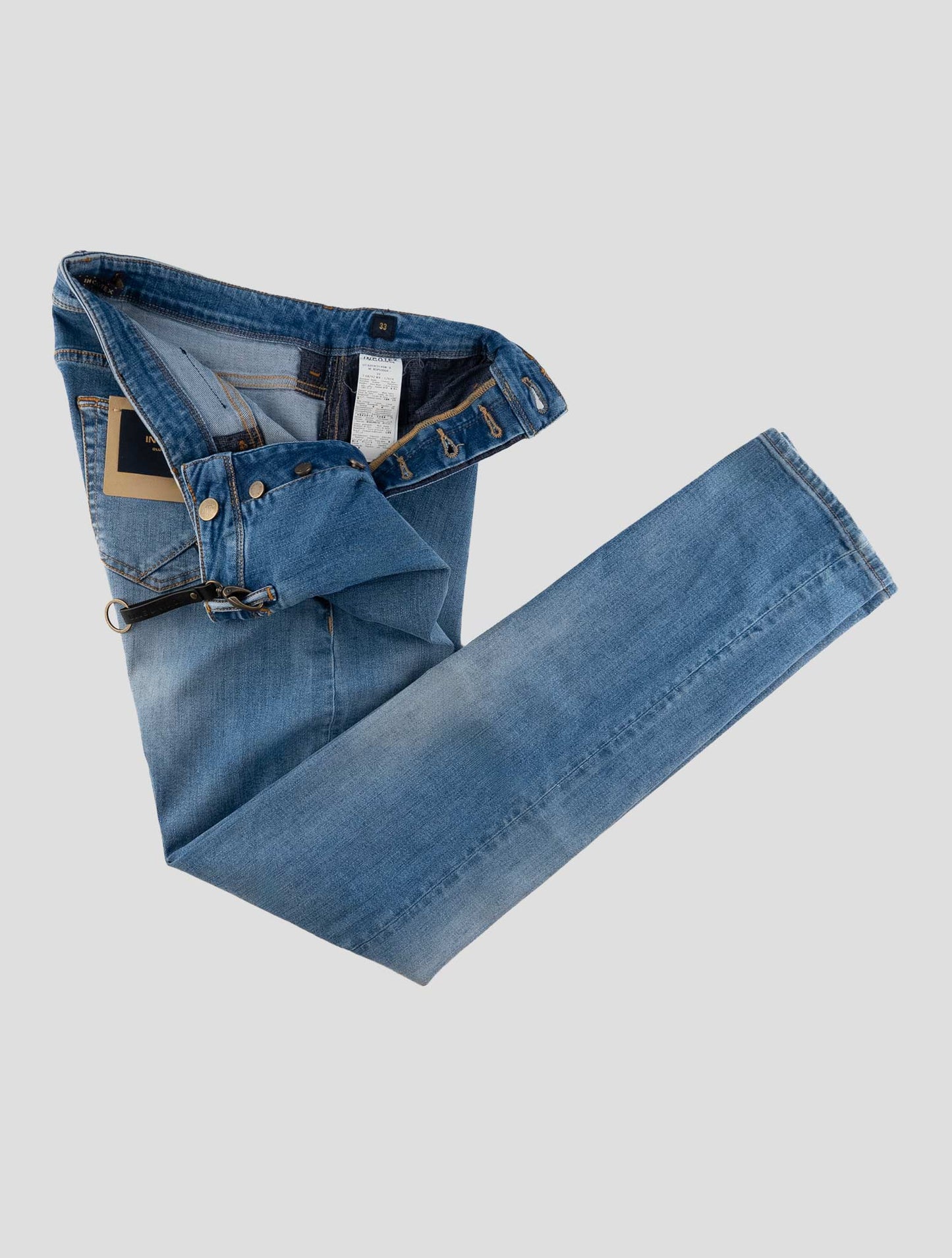 Incotex Blue Cotton Els Ea Jeans