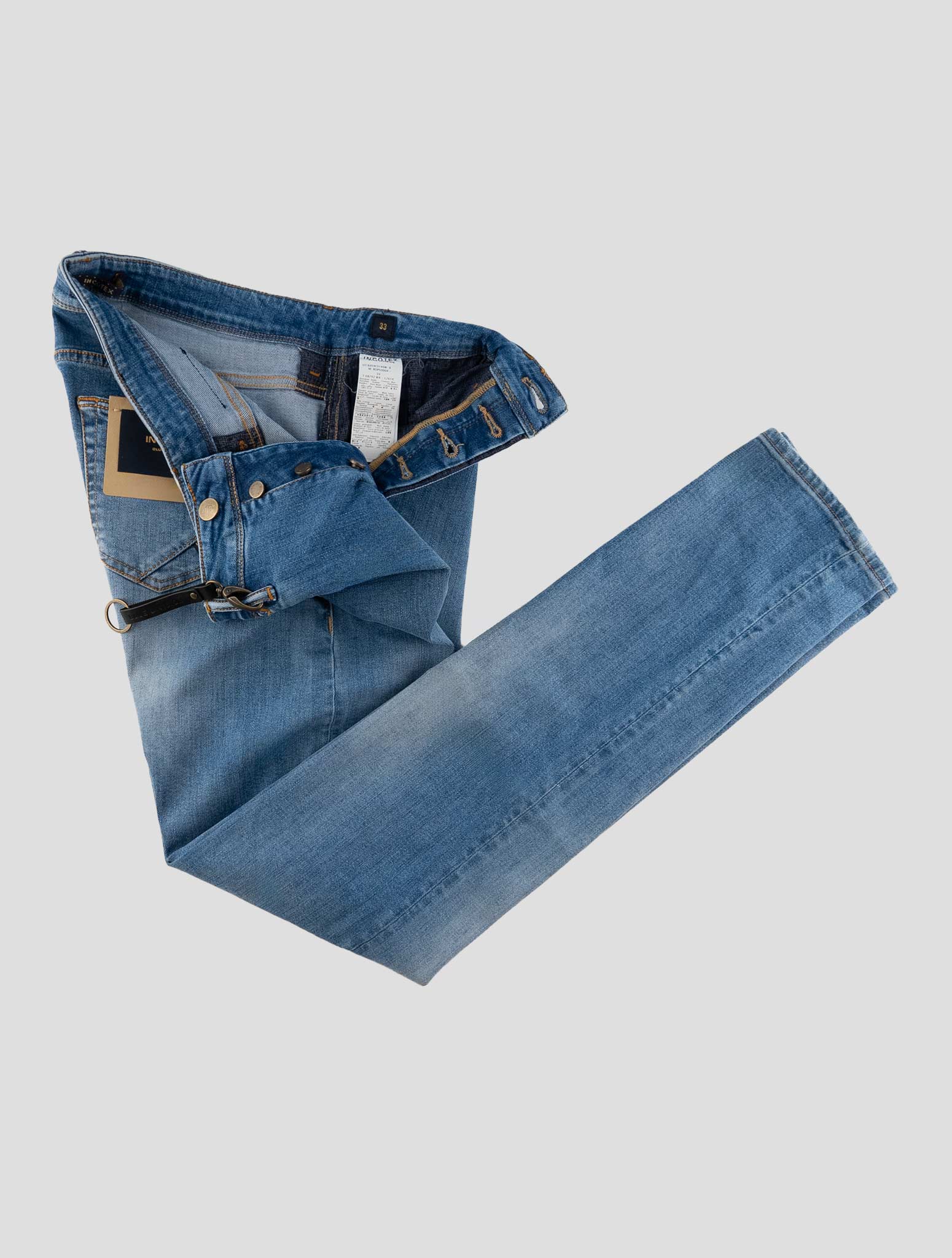 Incotex Blue Cotton Els Ea Jeans