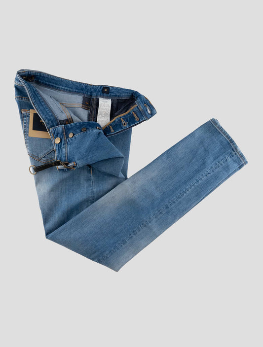 Incotex Blue Cotton Els Ea Jeans