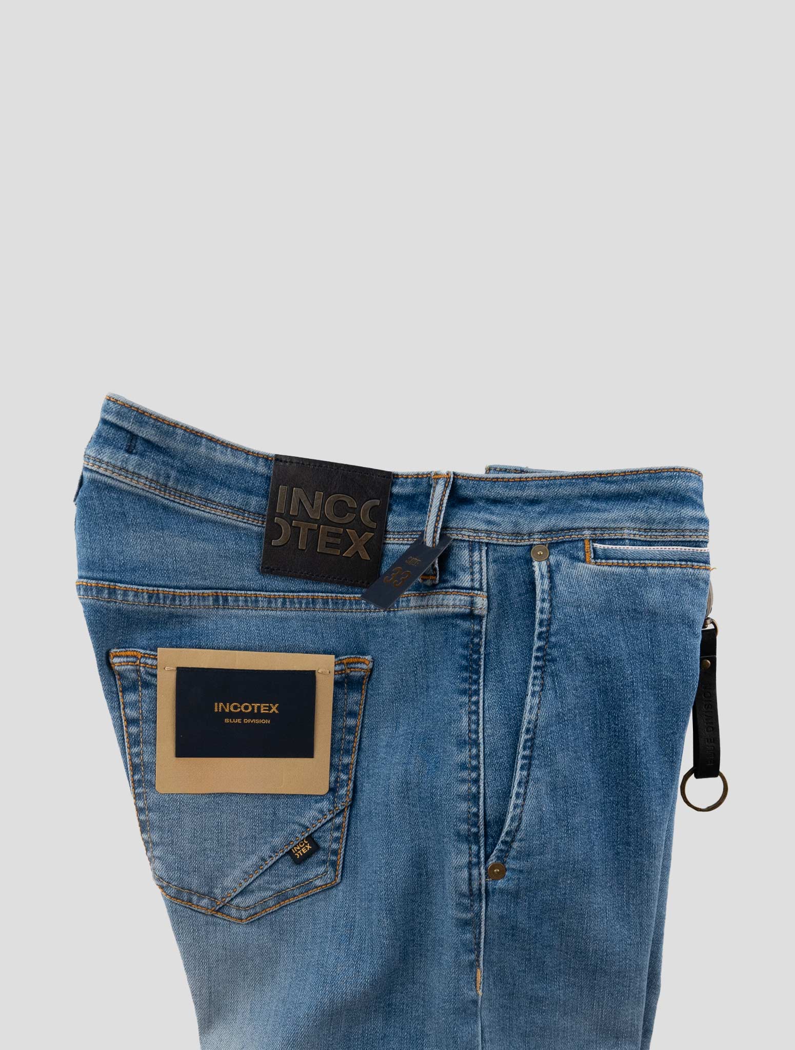 Incotex Blue Cotton Els Ea Jeans