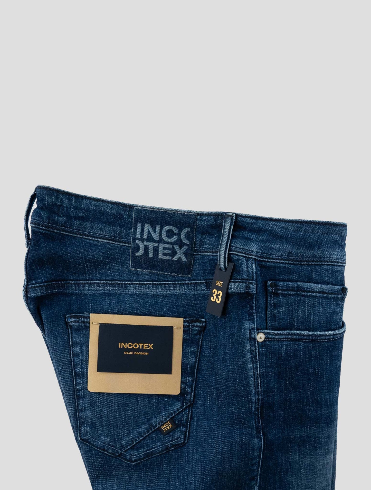 Incotex Blue Cotton Ea Jeans
