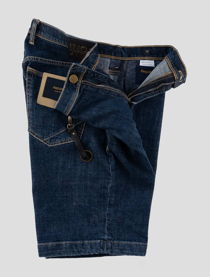 Incotex Blue Cotton Ea Short Pants