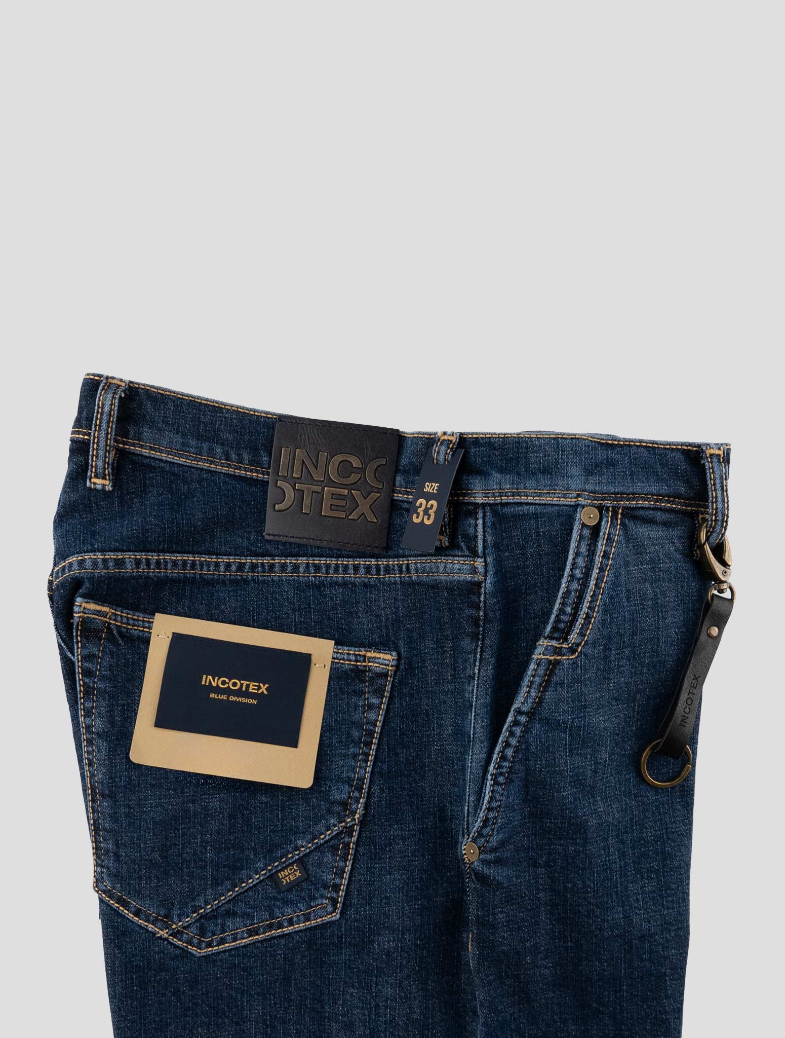 Incotex Blue Cotton Ea Short Pants