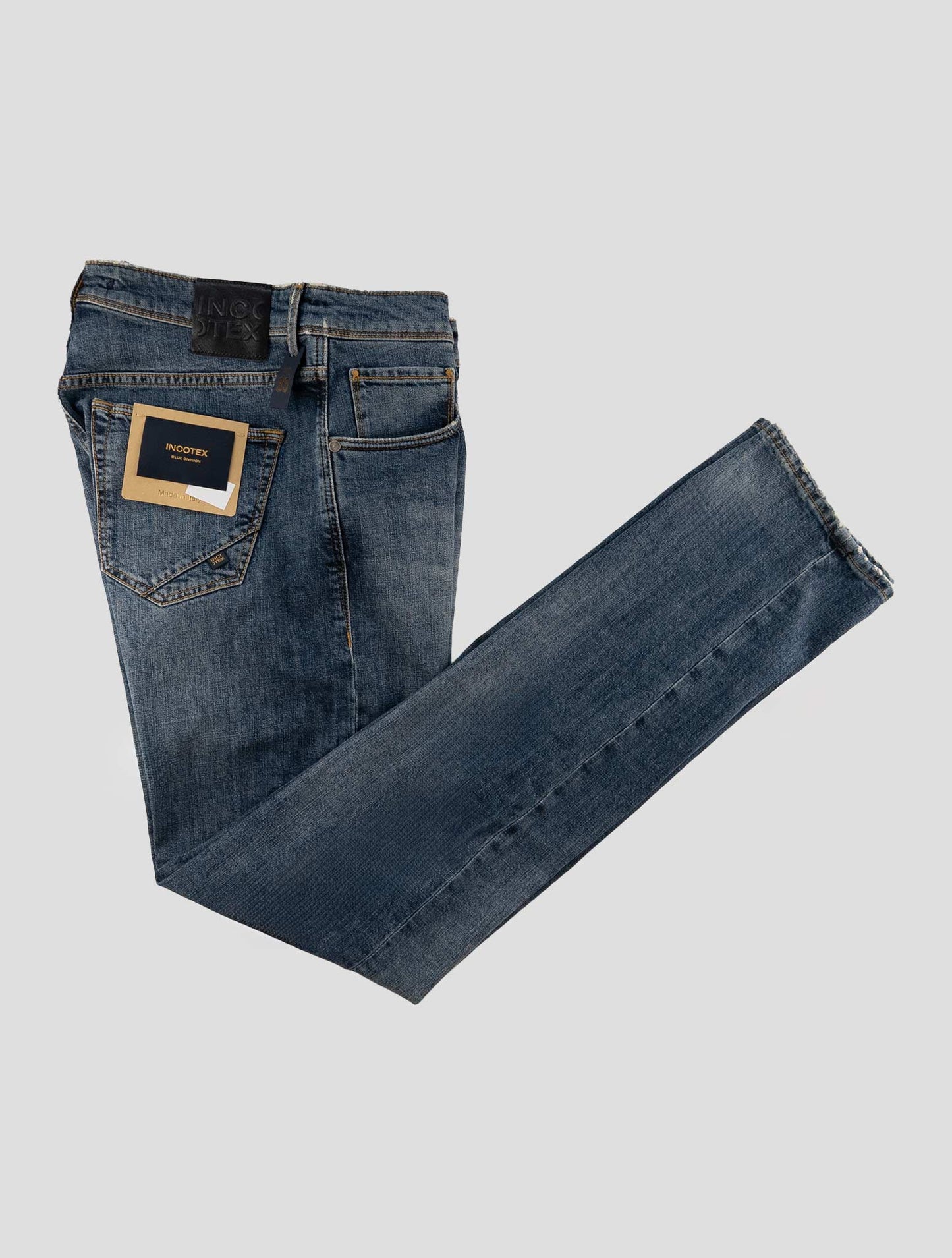 Incotex Blue Cotton Ea Jeans