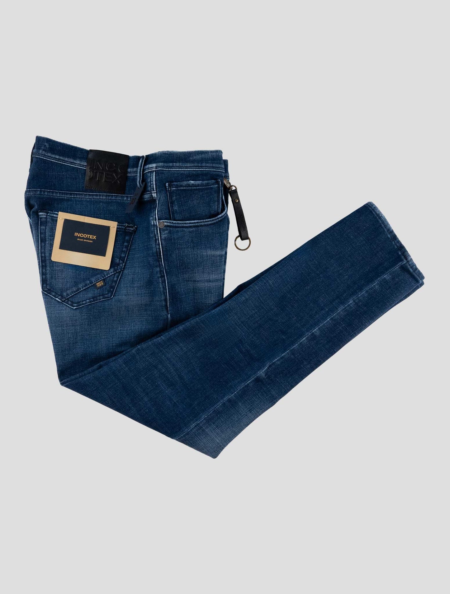 Incotex Blue Cotton Pl Ea Jeans