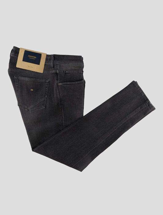 Incotex Gray Cotton Els Ea Jeans