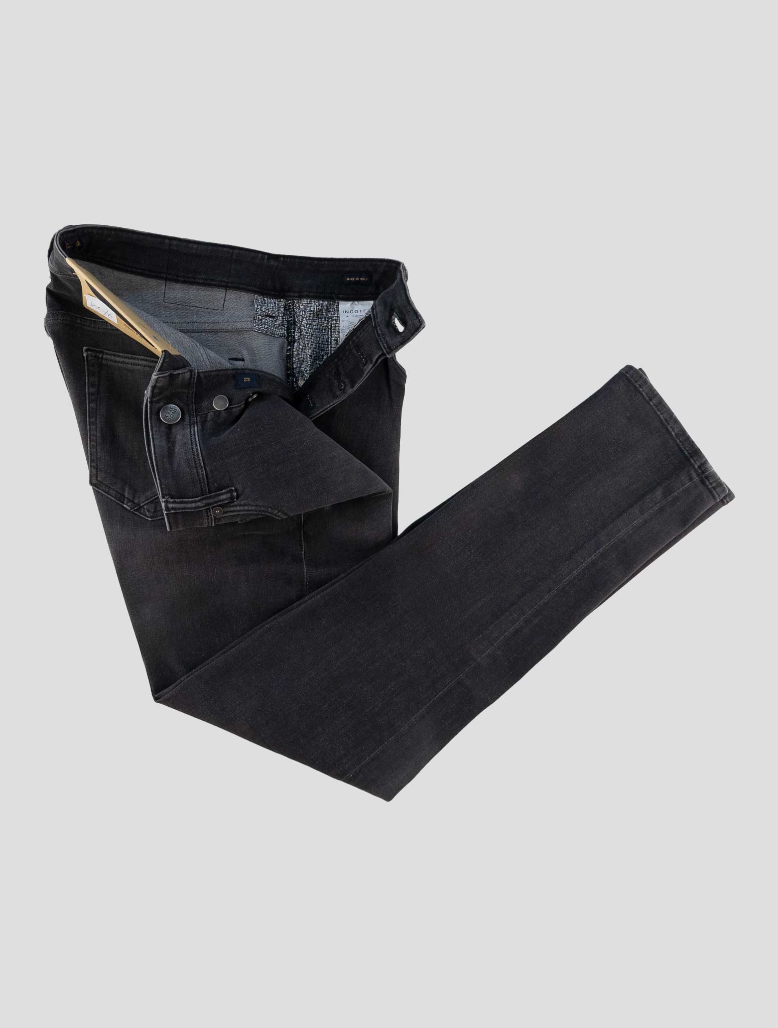 Incotex Gray Cotton Els Ea Jeans