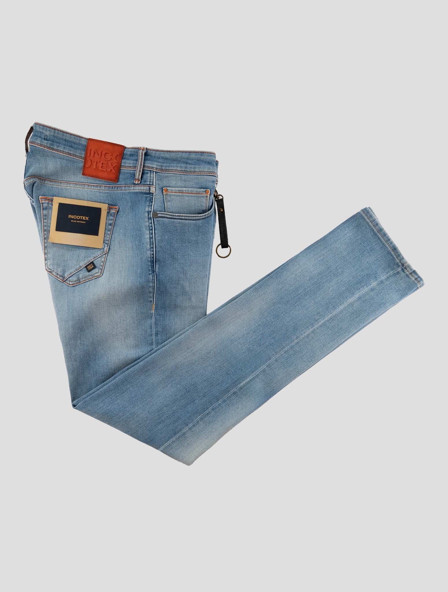 Incotex Blue Cotton Els Ea Jeans