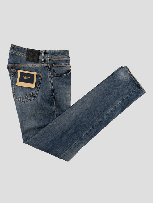 Incotex Blue Cotton Ea Jeans