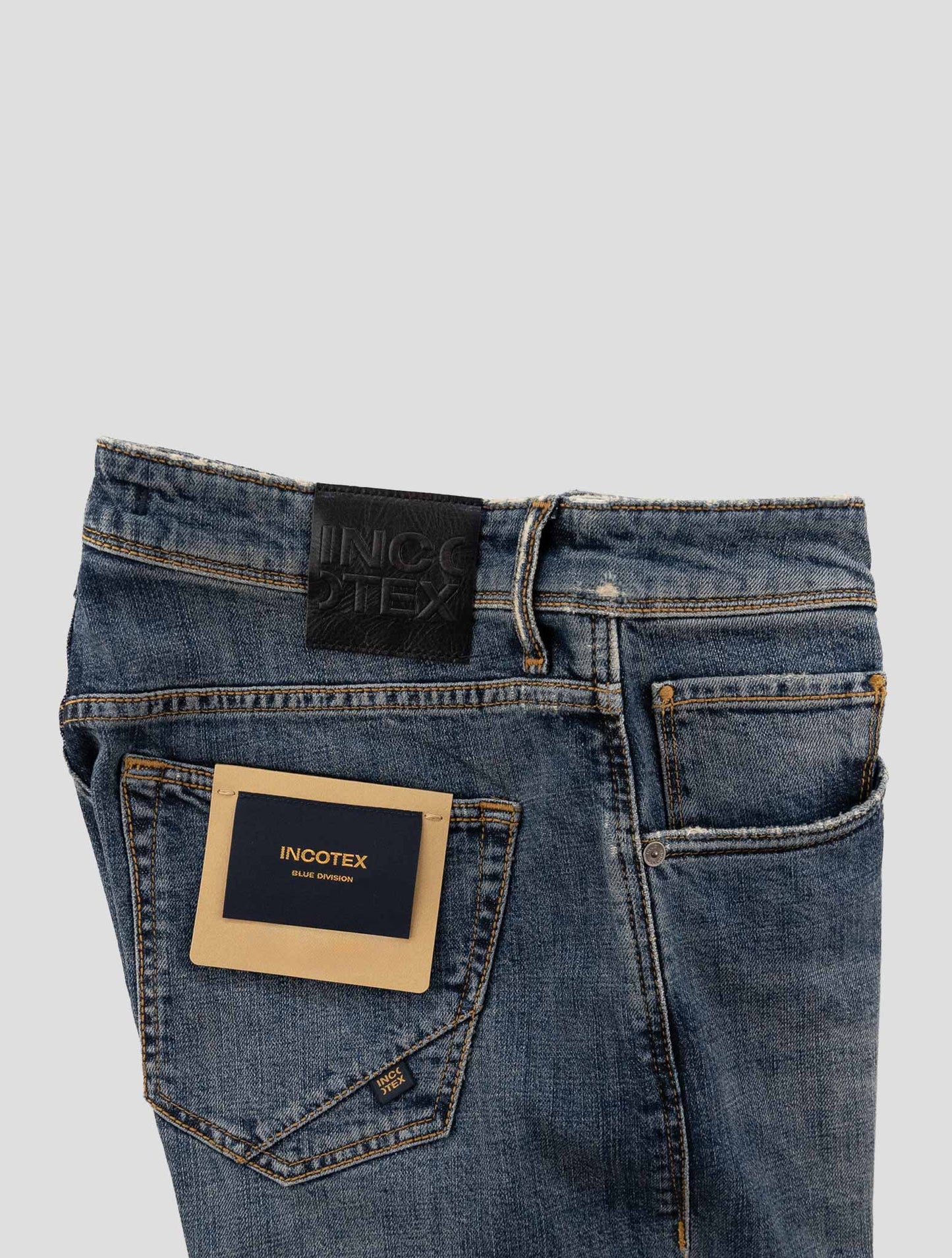 Incotex Blue Cotton Ea Jeans