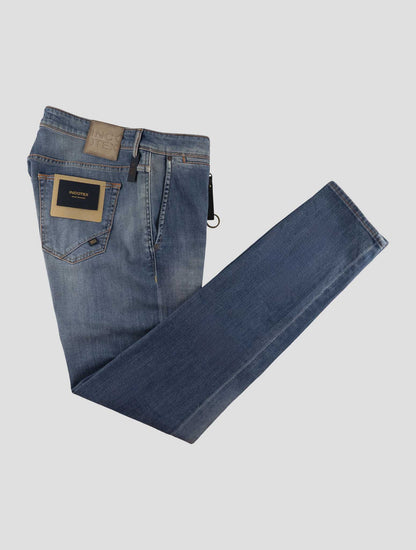 Incotex Blue Cotton Pl Ea Jeans