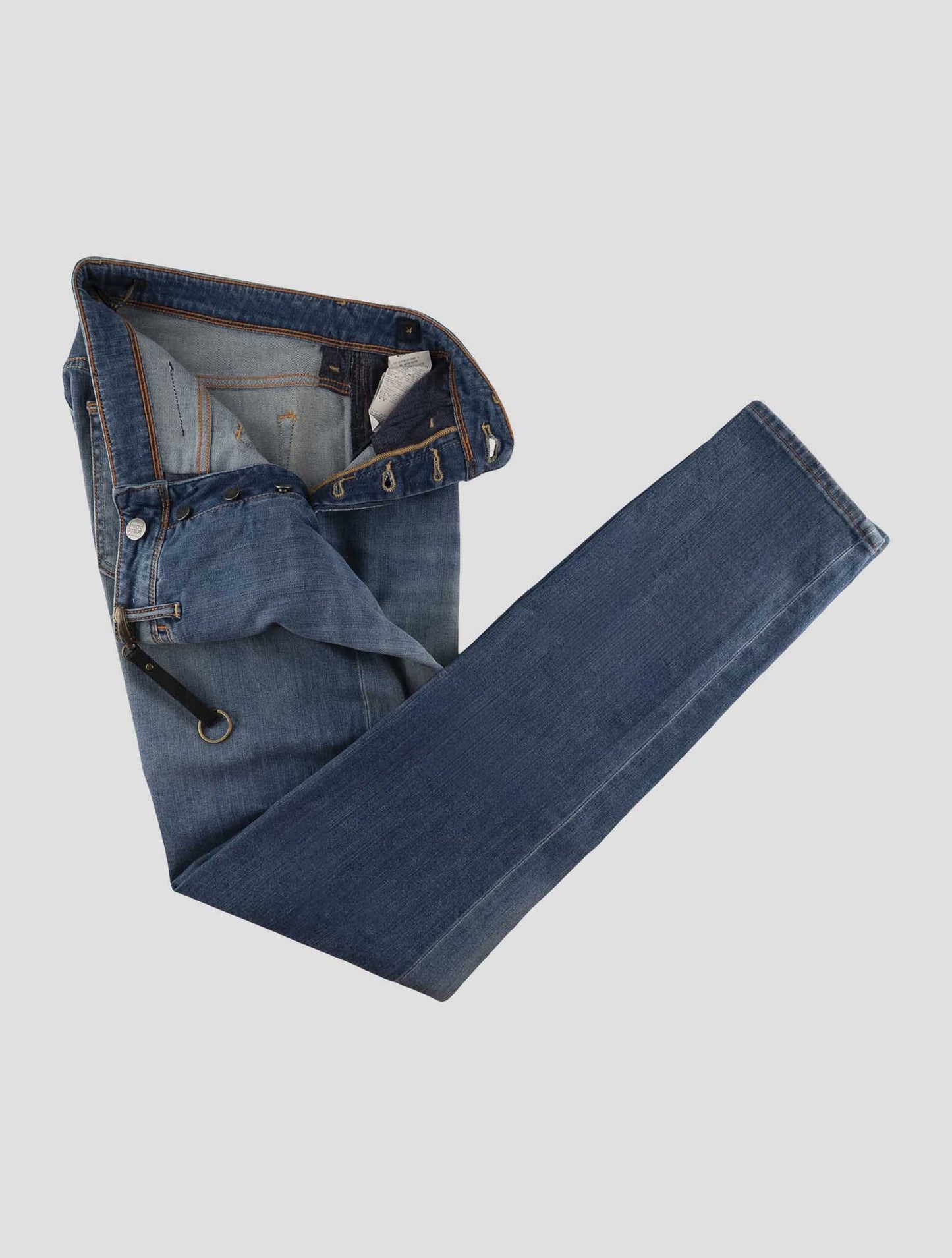 Incotex Blue Cotton Pl Ea Jeans