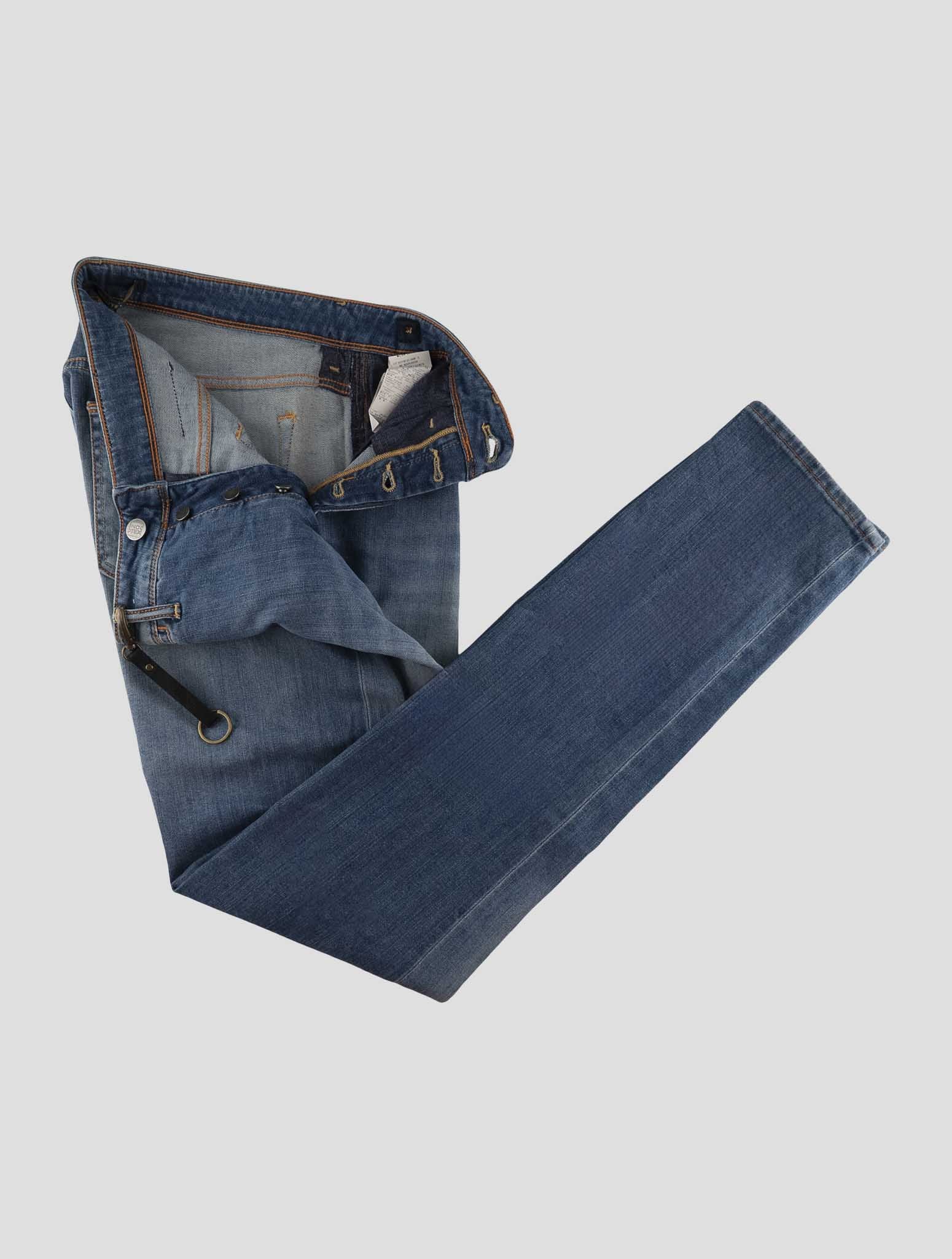 Incotex Blue Cotton Pl Ea Jeans
