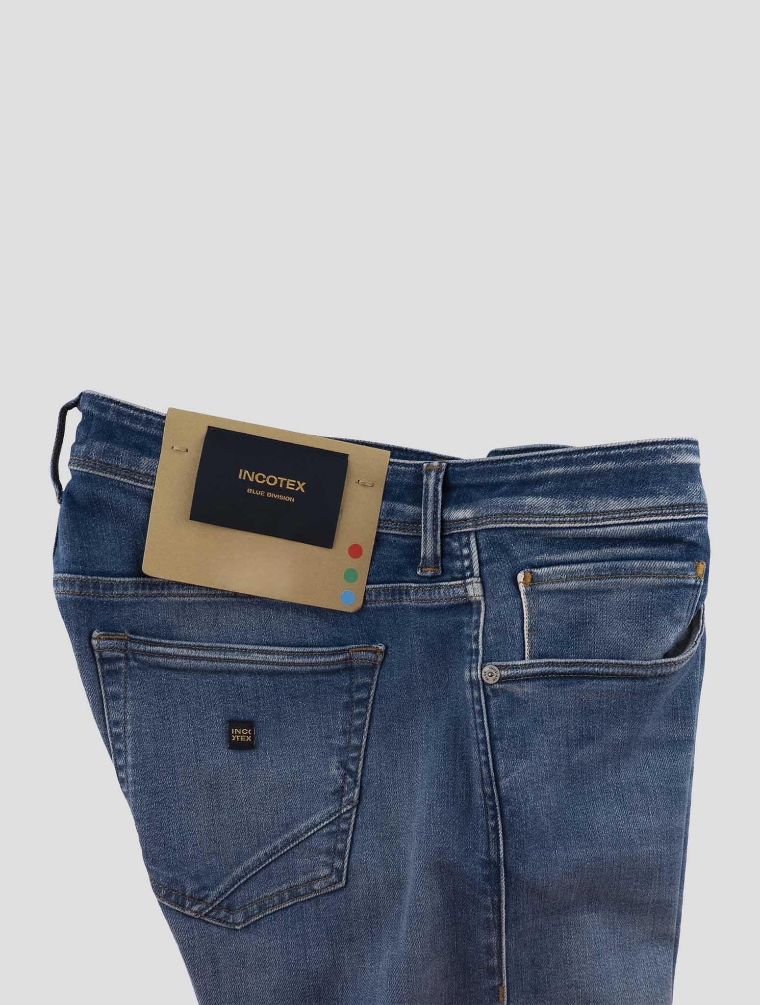 Incotex Blue Cotton Els Ea Jeans