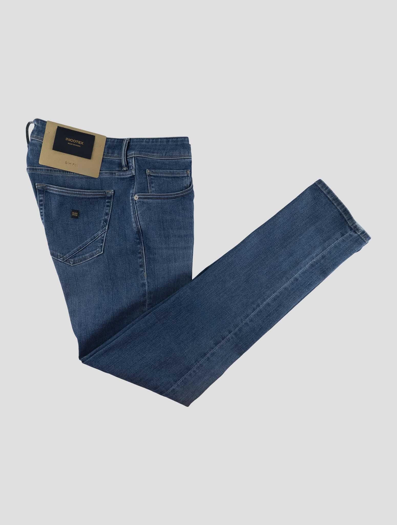 Incotex Blue Cotton Els Ea Jeans