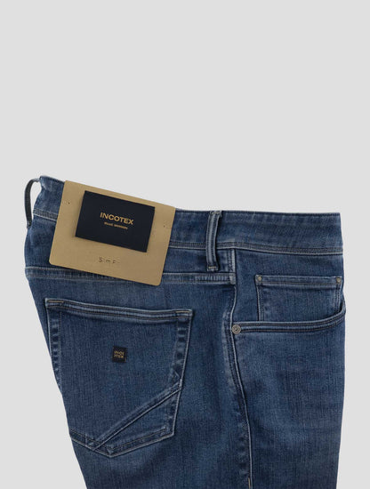 Incotex Blue Cotton Els Ea Jeans