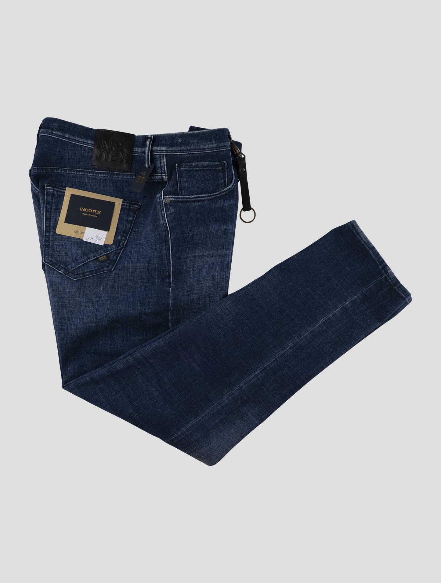 Incotex Blue Cotton Pl Ea Jeans