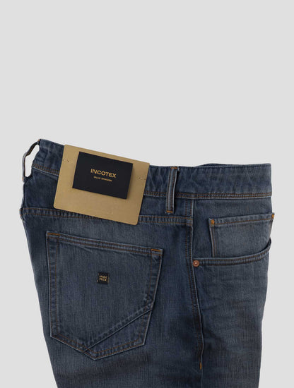 Incotex Blue Cotton Ea Jeans