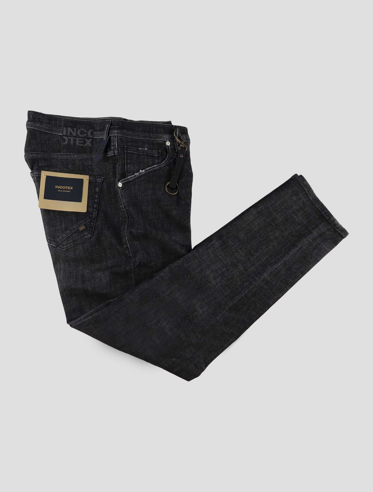 Incotex Dark Gray Cotton Ea Jeans