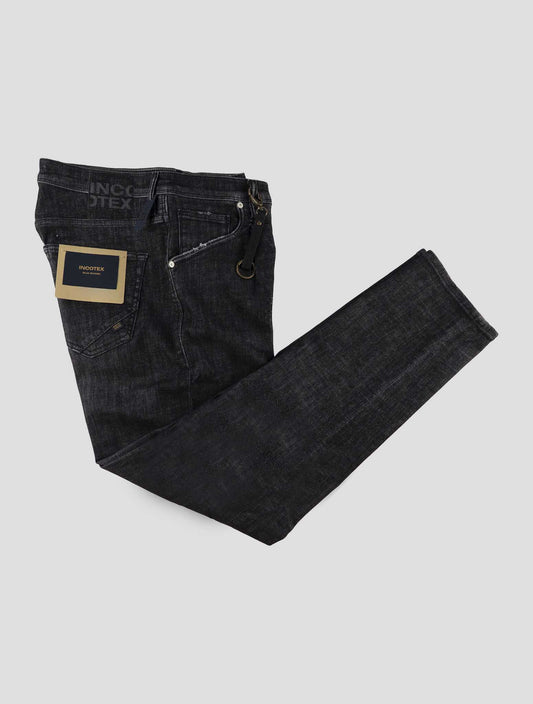 Incotex Dark Gray Cotton Ea Jeans