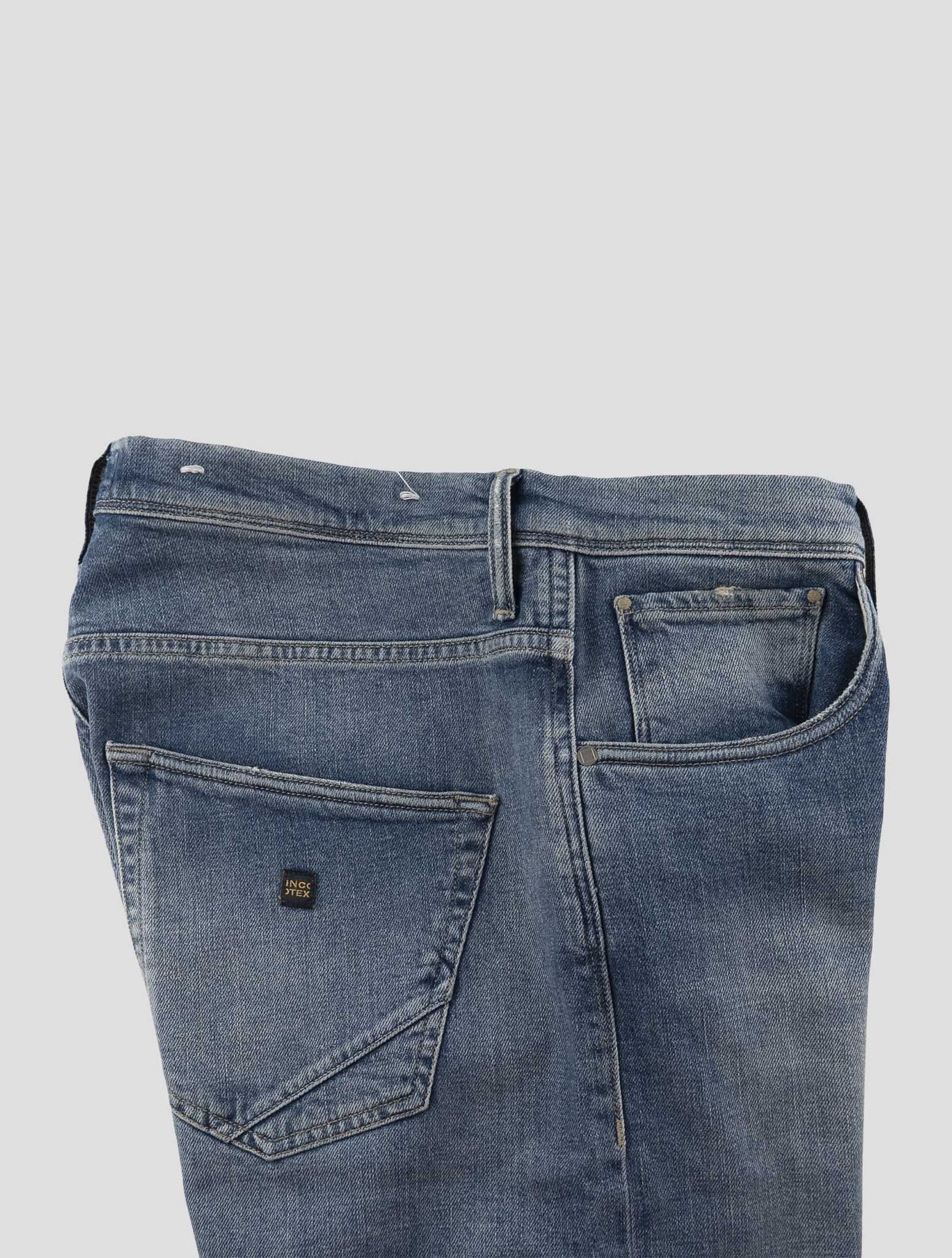 Incotex Light Blue Cotton Ea Jeans
