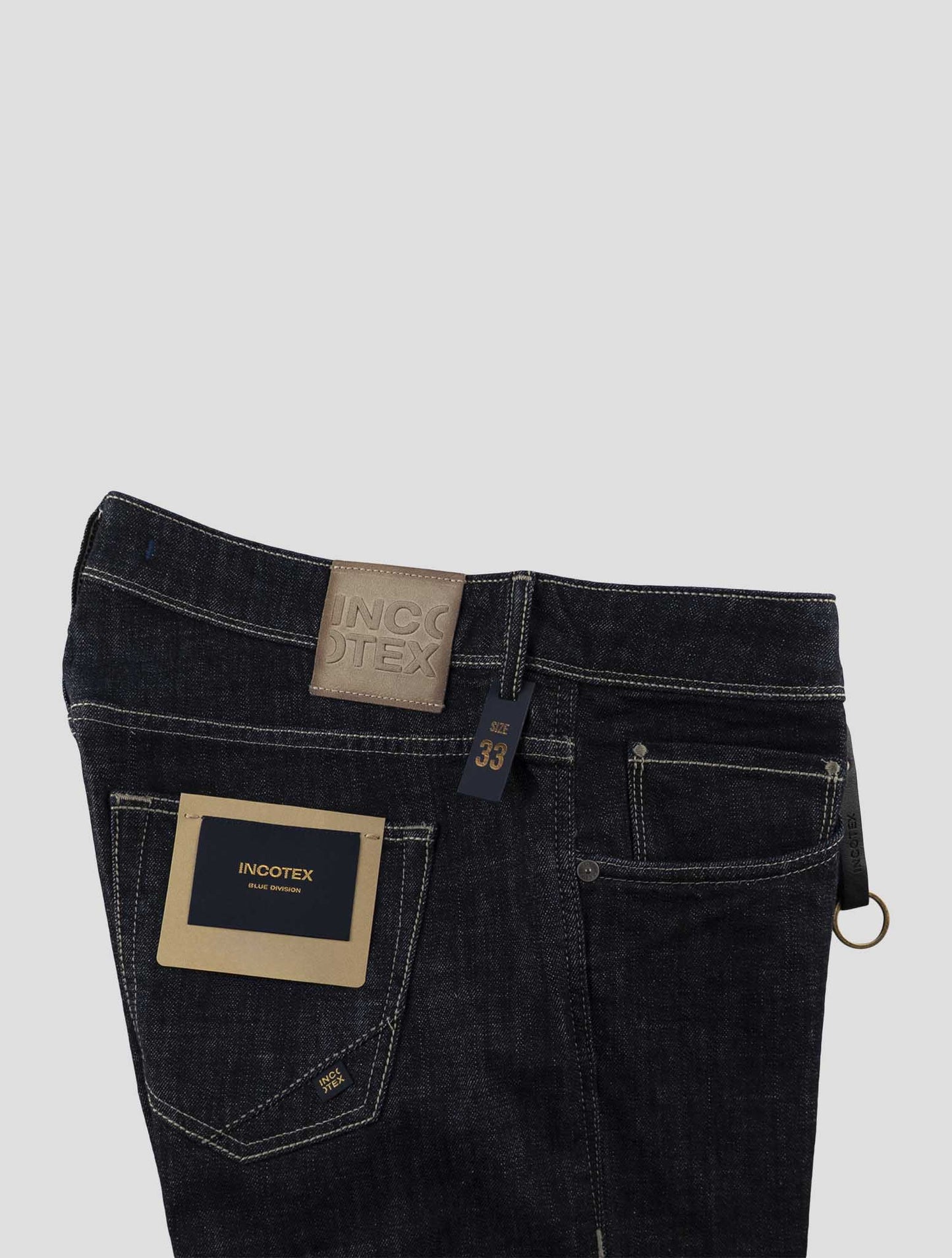 Incotex Blue Cotton Ea Jeans