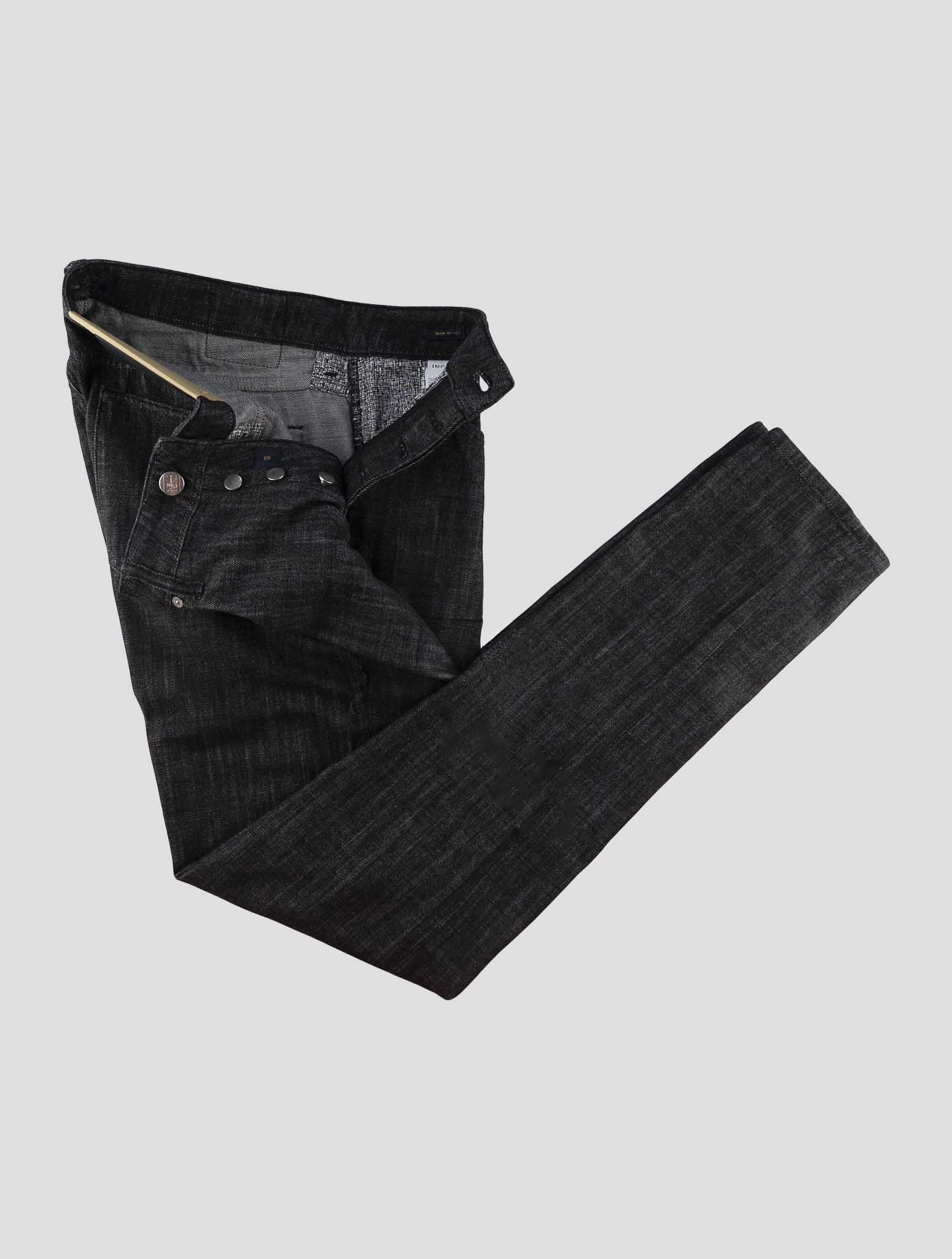 Incotex Dark Gray Cotton Jeans