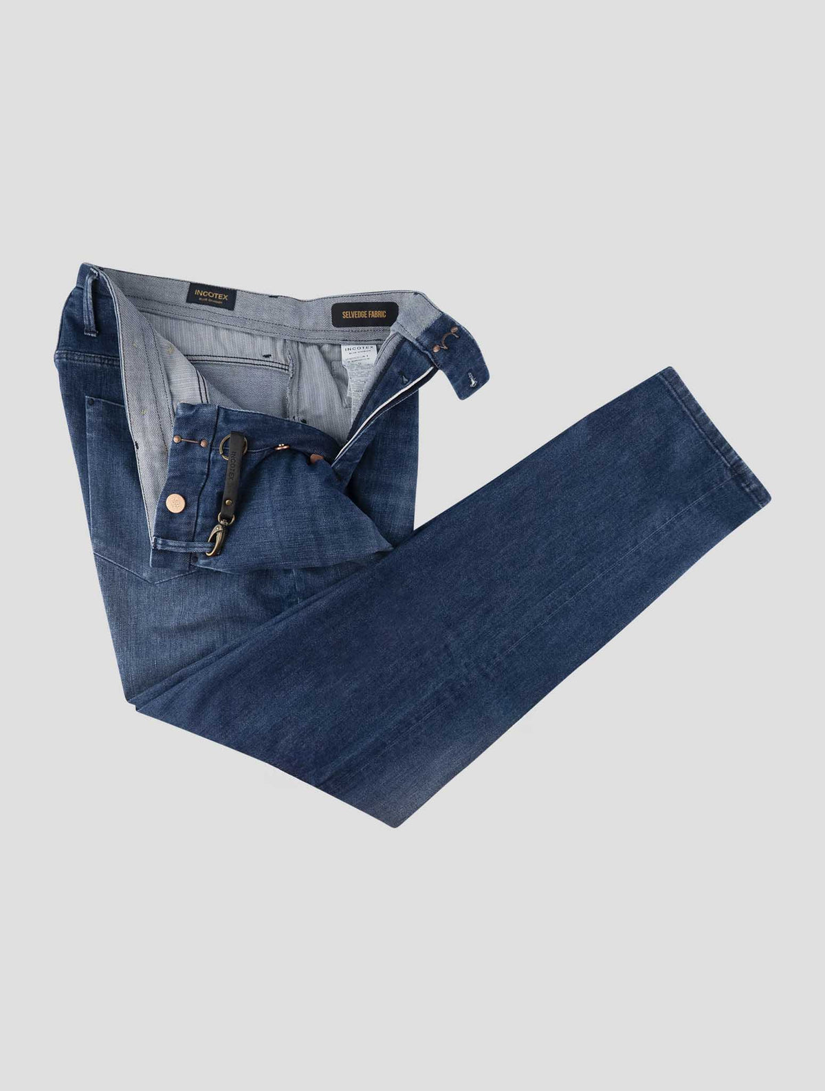 Incotex Blue Cotton Els Ea Jeans