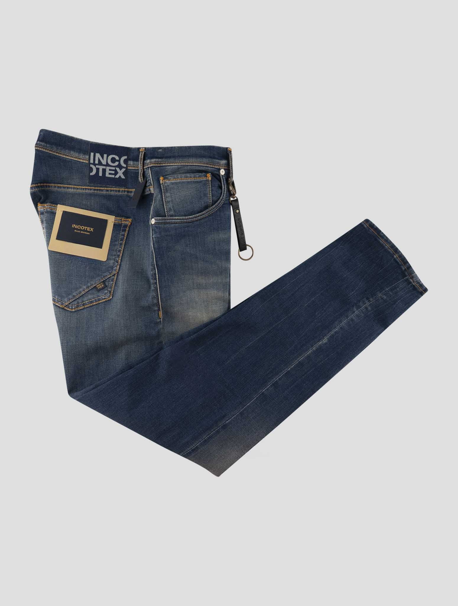 Incotex Blue Cotton Ea Jeans