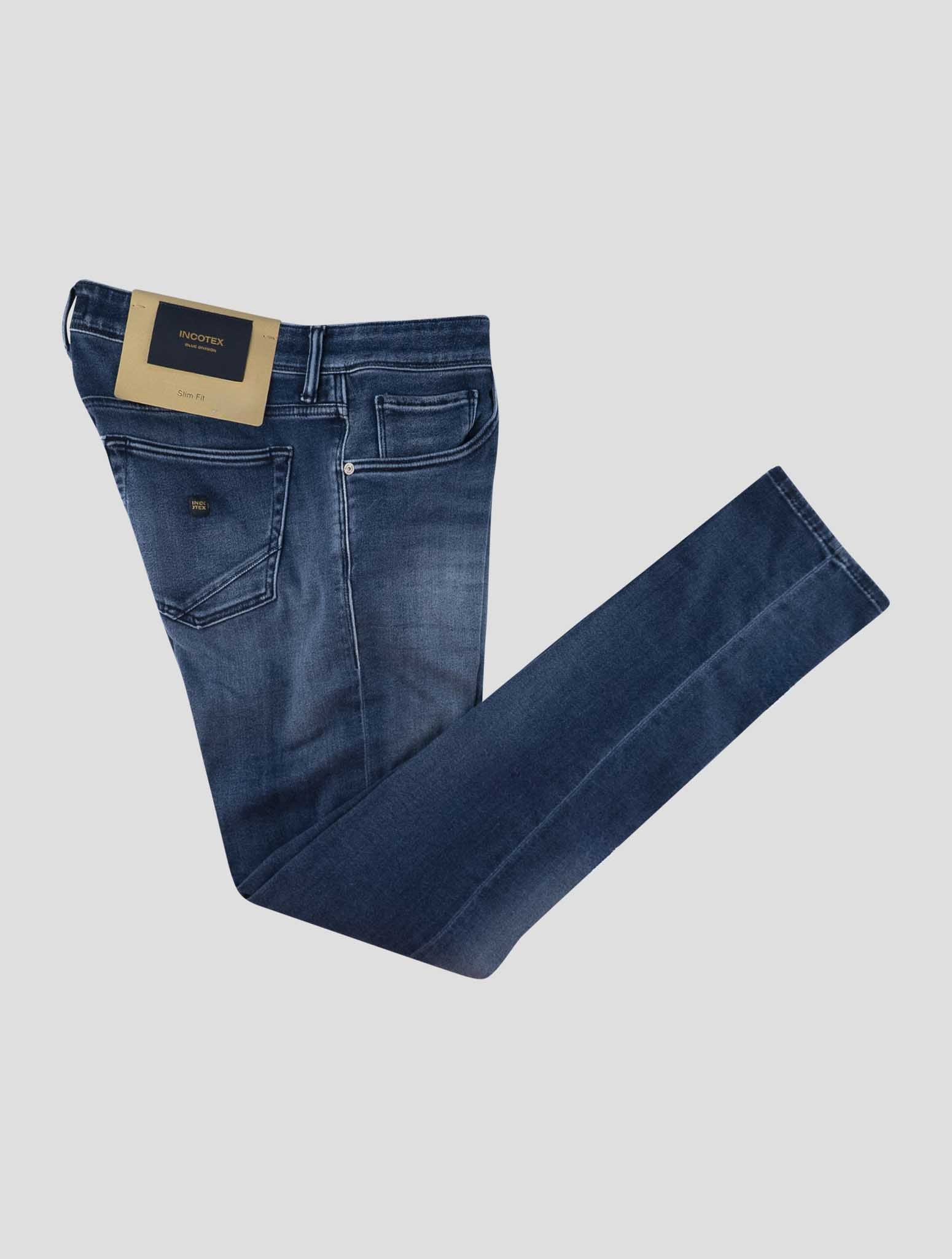 Incotex Blue Cotton Pl Ea Jeans