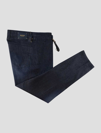 Incotex Blue Cotton Ea Pants Mod. Jeans
