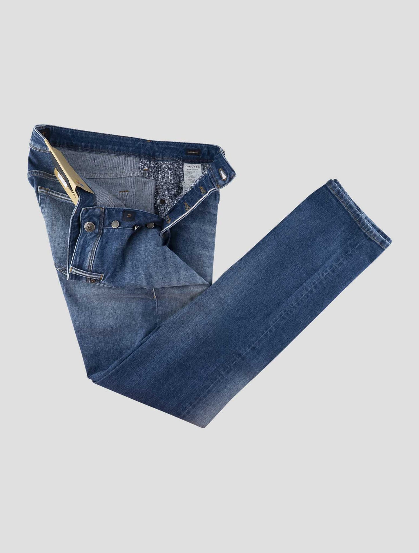 Incotex Blue Cotton Els Ea Jeans