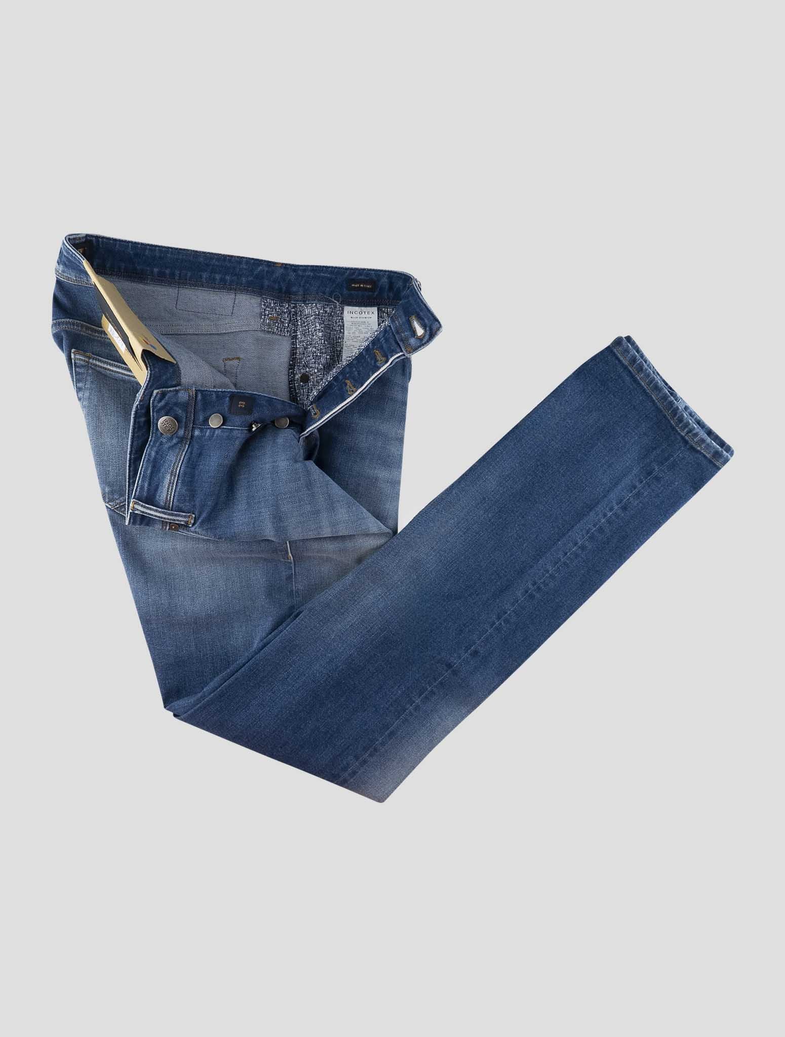 Incotex Blue Cotton Els Ea Jeans