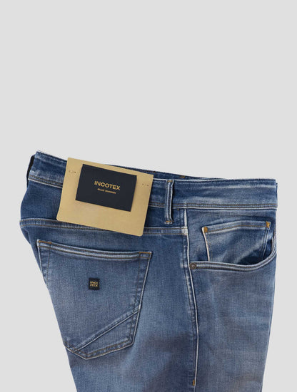 Incotex Blue Cotton Els Ea Jeans