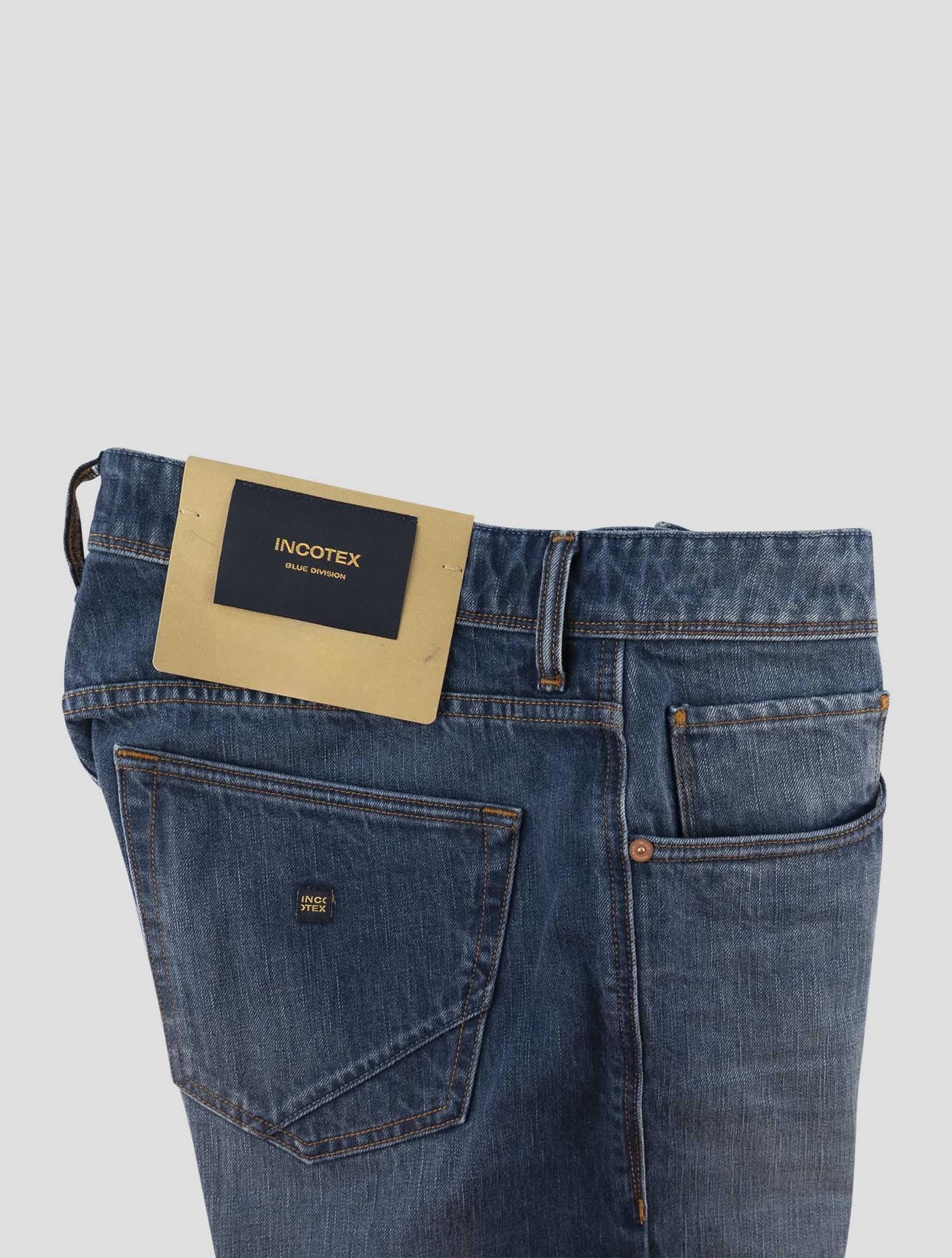 Incotex Blue Cotton Ea Jeans