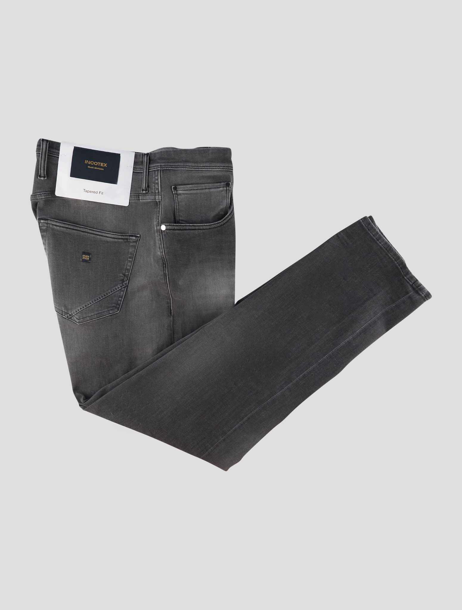 Incotex Gray Cotton Els Ea Jeans