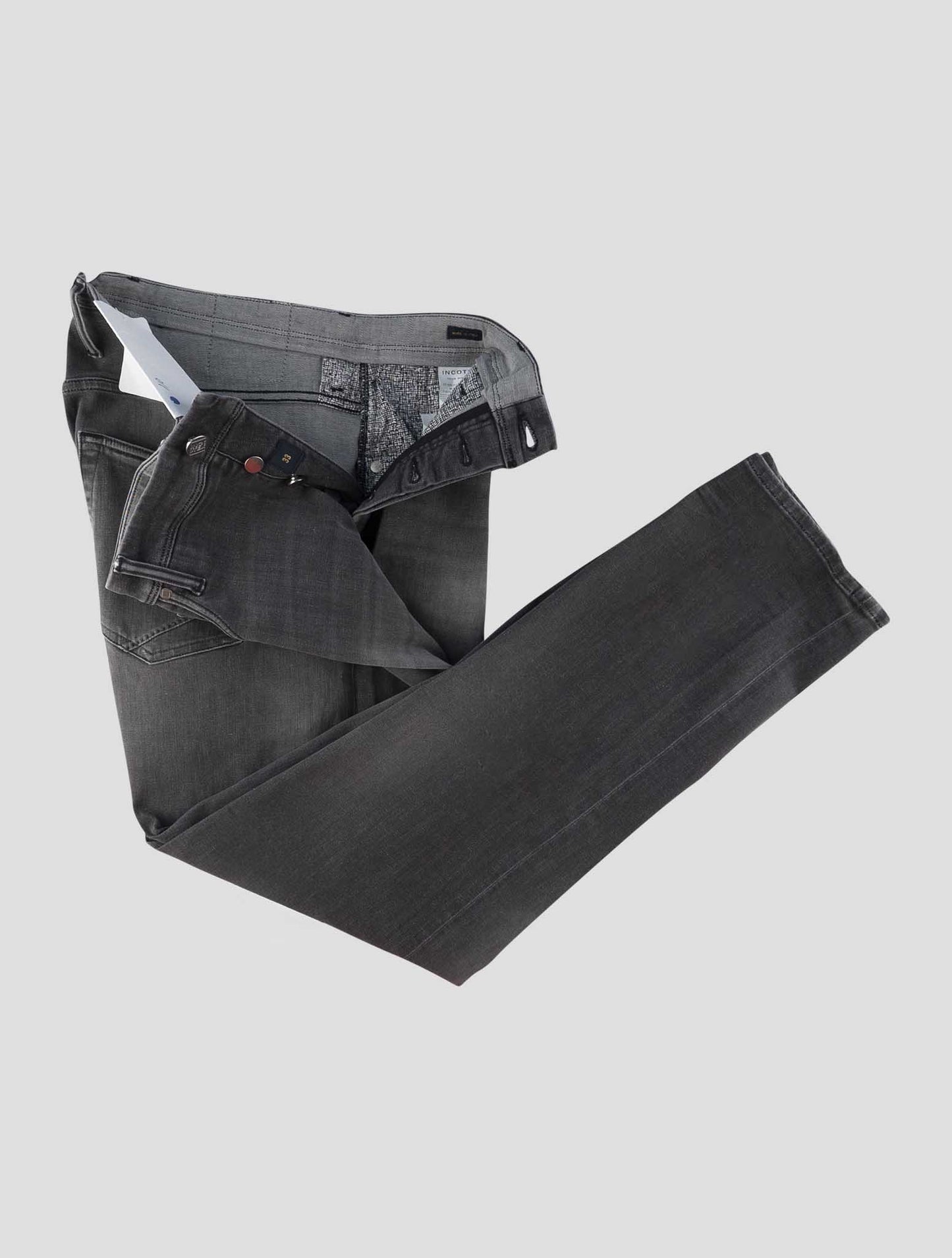 Incotex Gray Cotton Els Ea Jeans