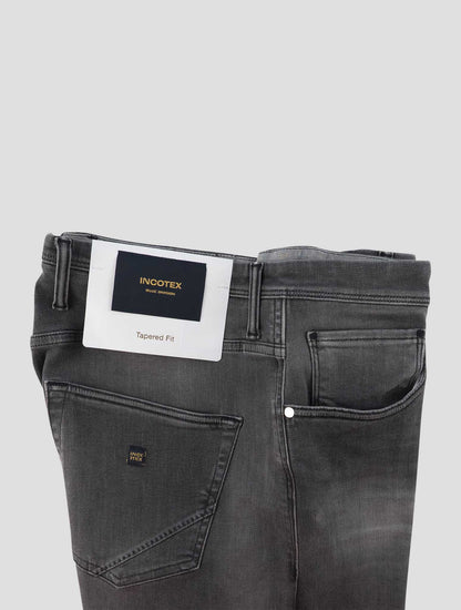 Incotex Gray Cotton Els Ea Jeans
