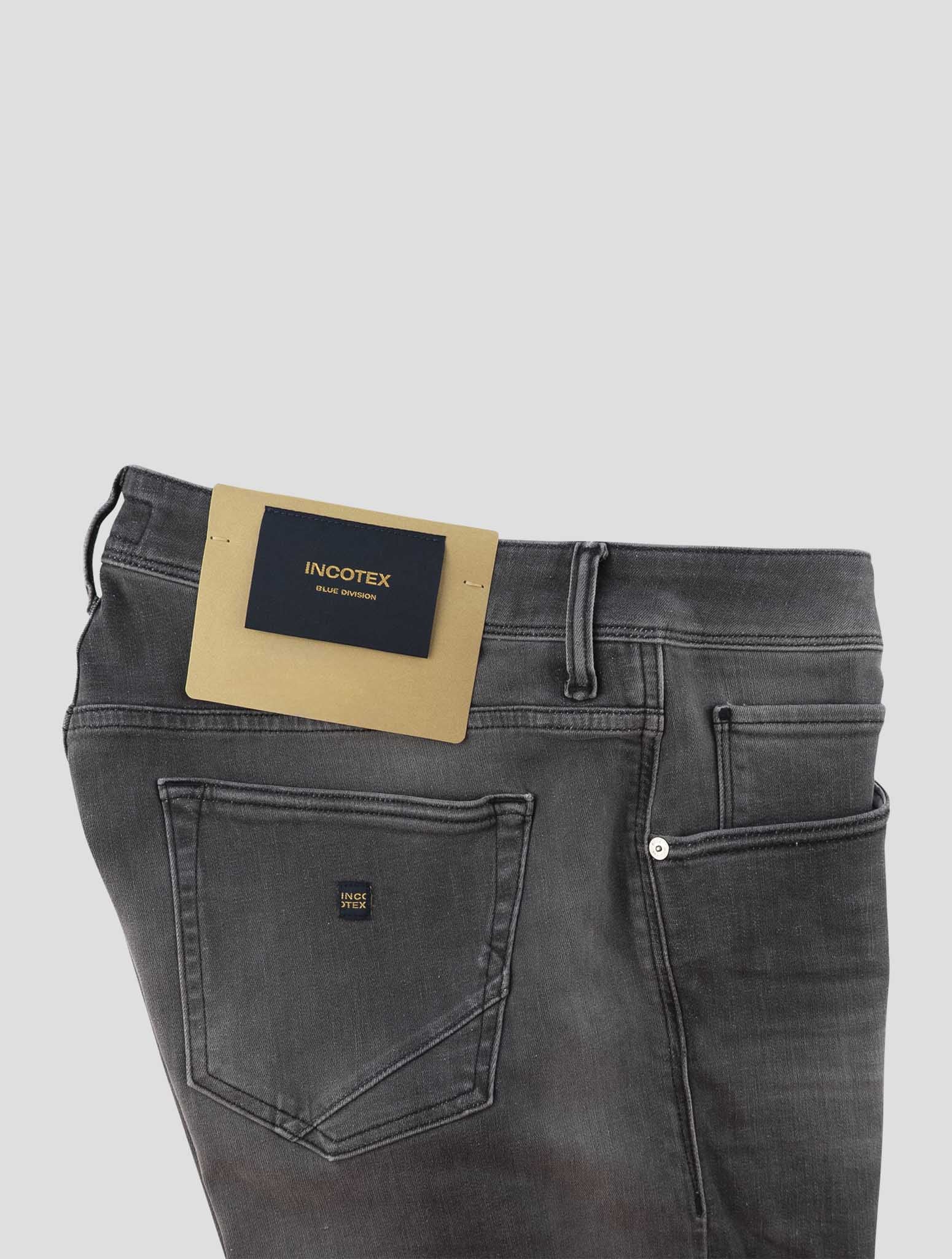 Incotex Gray Cotton Els Ea Jeans