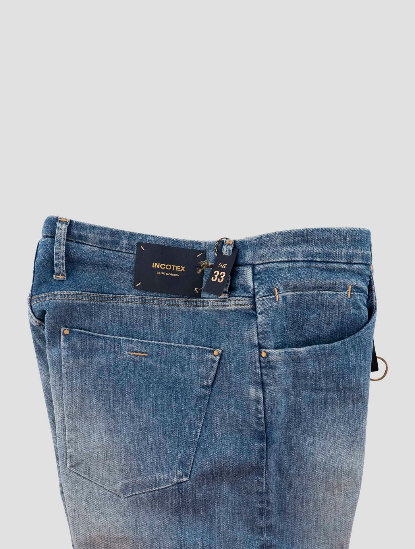 Incotex Blue Cotton Els Ea Jeans