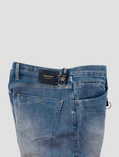 Incotex Blue Cotton Els Ea Jeans