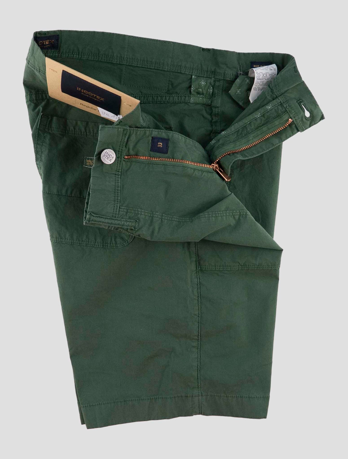 Incotex Green Cotton Ea Short Pants
